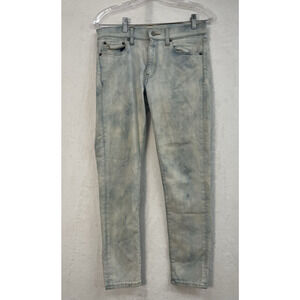 Polo Ralph Lauren Jeans Womens 28 Tompkins Skinny Crop Light Wash Casual Charity